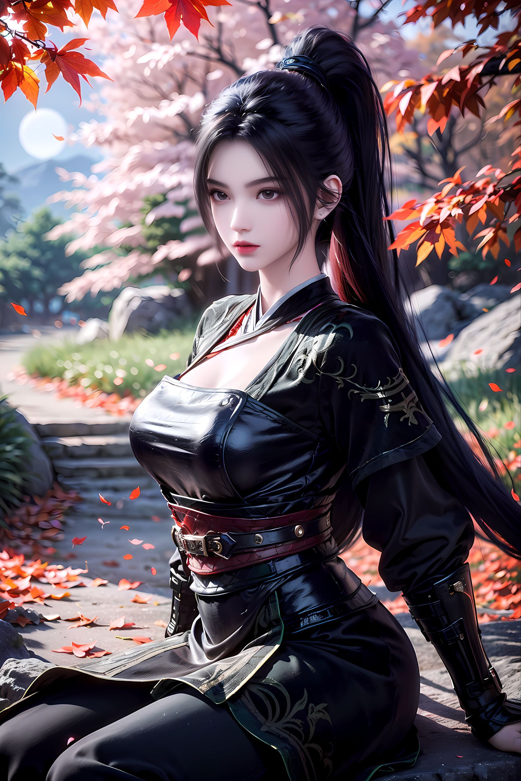 然而