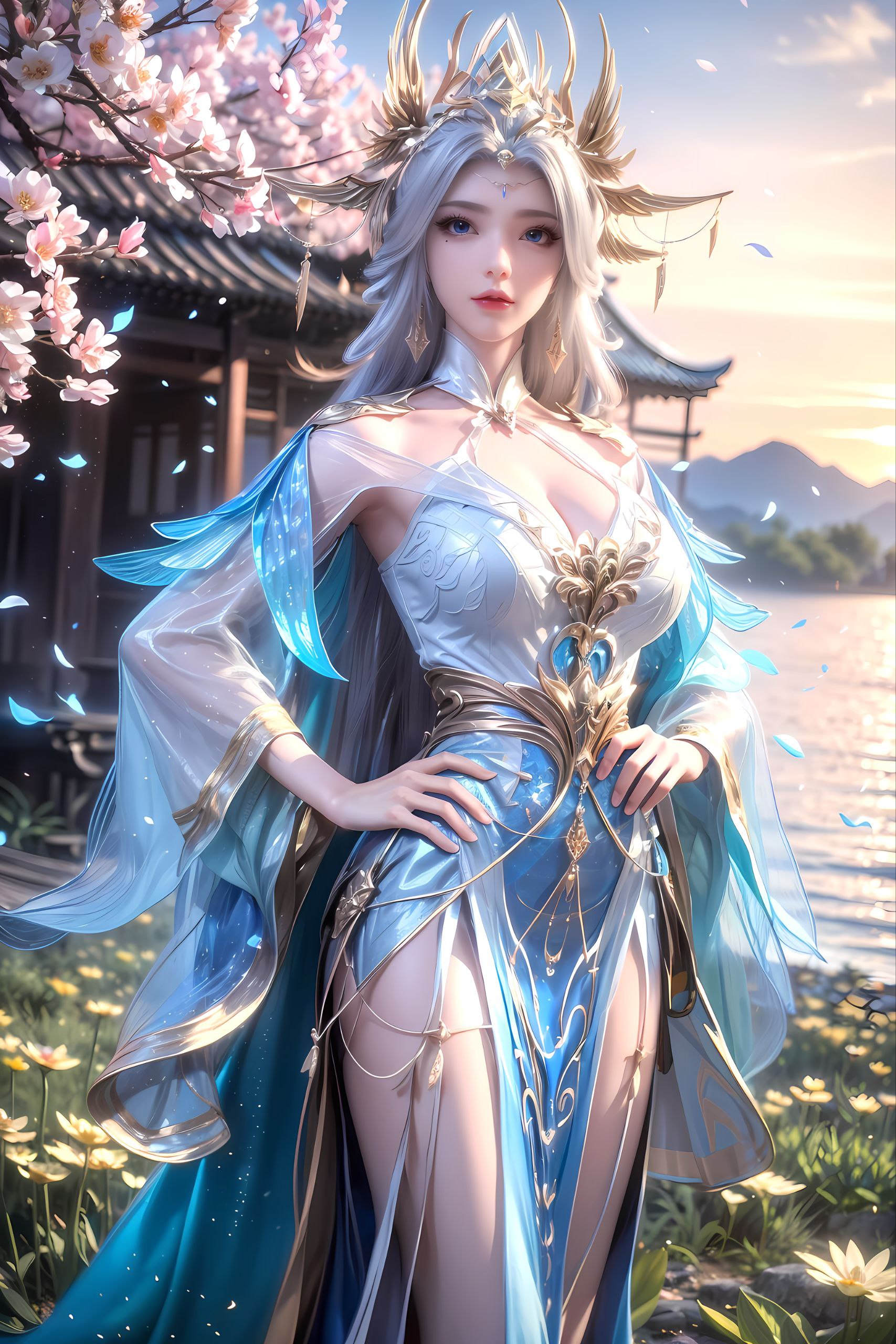 她才真正迎